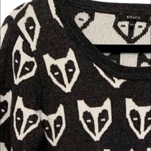 RW & Co | Crew Neck | Fox Sweater | Size M | Grey - Picture 4 of 5